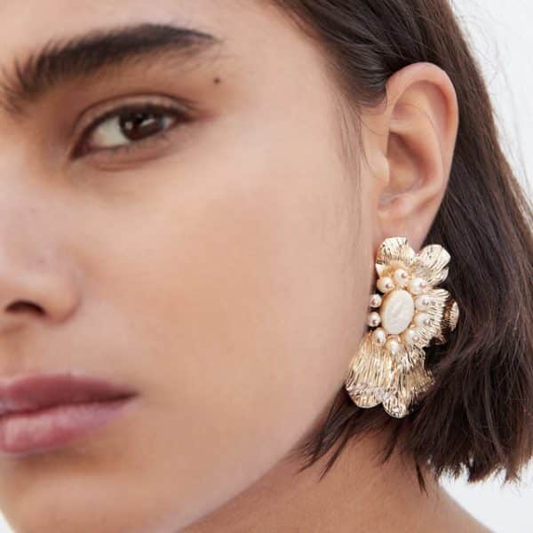 Baroque Pearl Earrings Fashion Drop Shape