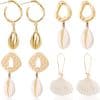 Natural Shell Long Conch Set