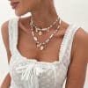 French Pearl Light Luxury Clavicle Ocean Necklace