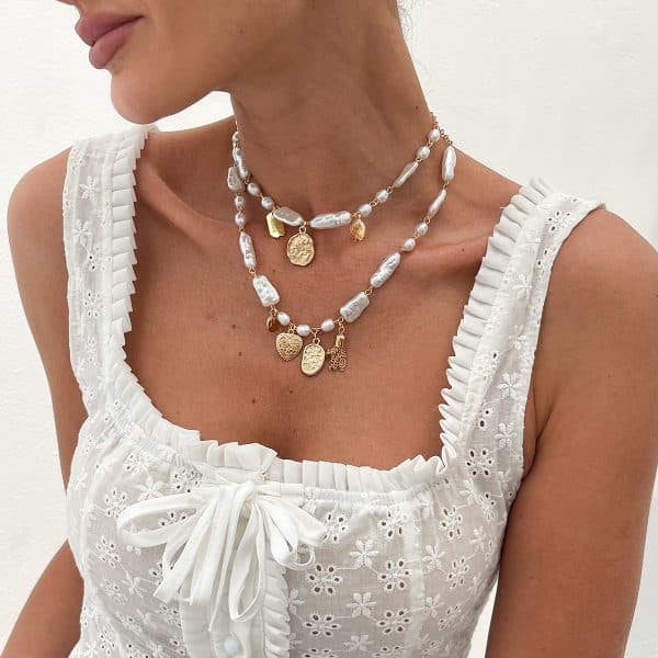 French Pearl Light Luxury Clavicle Ocean Necklace