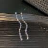 Women's Full Diamond Water Drop Earrings