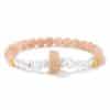 Women's Natural Imitation Sunstone Amethyst Bead Bracelet