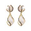 Baroque Pearl Earrings Fashion Drop Shape
