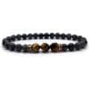 Glitter stone volcanic stone bracelet