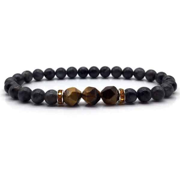 Glitter stone volcanic stone bracelet