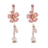 Cherry Blossom Festival Enamel Oil Drop Ear Clips