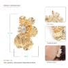 Baroque Pearl Earrings Fashion Drop Shape