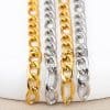 Stainless Steel 18K Gold Color Protection Cross Necklace