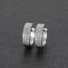 Personalized Micro-set Three Row Stud Earrings