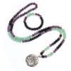 Dongling Long Yoga Lotus Pendant Necklace