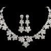 Direct supply of Korean crystal necklace, two sets of bridal jewelry set, fast selling pass for special purpose