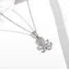 Strong Color Retention 18K Gold Ocean Series Pendant Gold Necklace