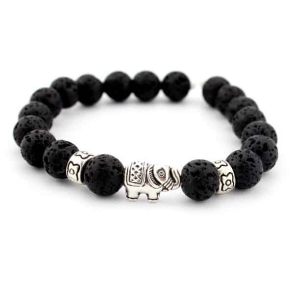 Nature Stone Elephant Bracelet
