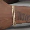 14K Gold Tennis Bracelet For Men And Women Hip Hop European And American