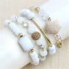 Natural stone bead bracelet