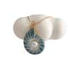 Beach Vacation Style Dripping Conch Baroque Pearl Necklace