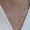Special-interest Design High-grade Tassel Light Luxury Double Layer Twin Clavicle Chain