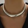 Exaggerated Personalized Geometric Wave Design Collar High-grade Versatile Necklace
