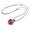 Red Agate Necklace Women's Simple All-matching Long Sweater Chain