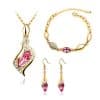 Angel Fairy Horse Eye Zircon Jewelry Set