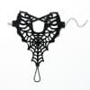 Dark Style Hollow Spider Web Finger Chain
