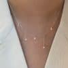 Special-interest Design High-grade Tassel Light Luxury Double Layer Twin Clavicle Chain