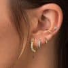 Stacked Earrings Set With Combo Set Ear Clips