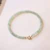 3mm Surface Cutting Beads Aventurine Lucky Beads Very Fine Crystal Retro Style Bracelet