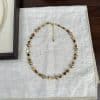 Natural Stone Necklace Women's Brown Pearl Necklace Accessories