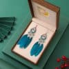 Women's Drop-shaped Feather Earrings Jewelry