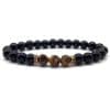 Glitter stone volcanic stone bracelet