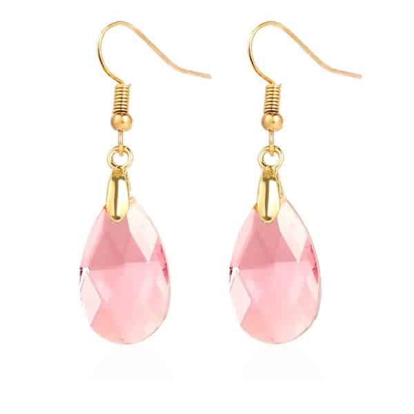 Women's Stylish Water Drop Crystal Earrings