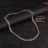 Advanced Double-woven Four-sided Grinding Trend Men's Versatile Simple Necklace