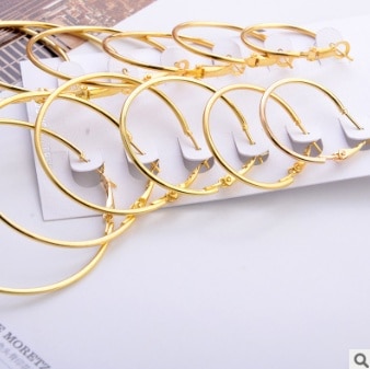 Rock exaggerated multi-size ear ring earrings set personality earrings combination earrings