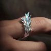 Flower Ring Adjustable Jewelry Ring