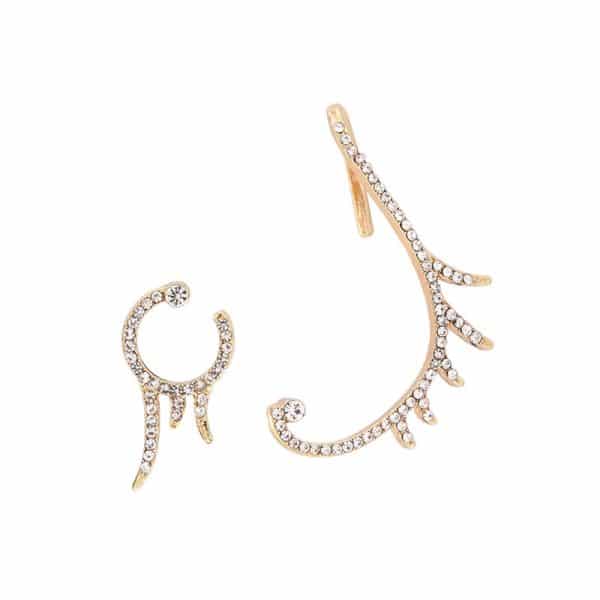 Personalized Asymmetric Ear Clip Earring Set
