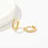 Inlaid Zircon Elegant Women's Earrings Three-piece Set