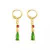 Anime Howl's Moving Castle Water Drop Resin Earrings Necklace Jewelry Set
