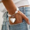 Simple French Style OT Buckle Necklace Women's Bracelet