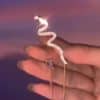 Micro-set Zircon Snake Earrings Are Exquisite And Fashionable