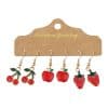 Cute Pattern Pendant And Earrings Set Small And Personalized