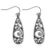 Ethnic Style Water Drop Hollow Pattern Earrings