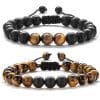 Tiger eye stone lovers Bracelet frosted jewelry