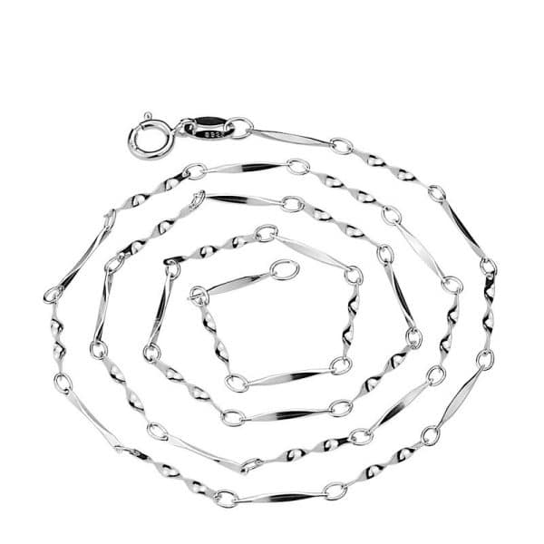 S925 Sterling Silver Ornament Necklace Geometric