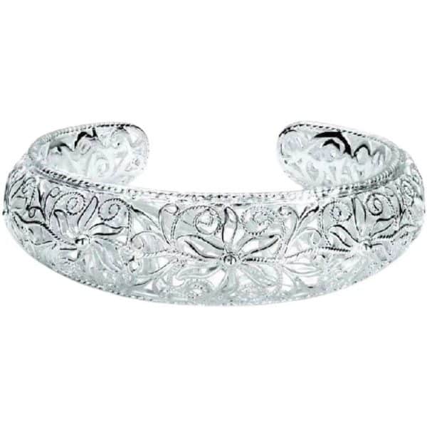 Women's Hollow-out Wide-faced Filigree Bracelet