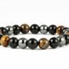 Hand string natural stone bracelet 10mm jewelry