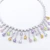 Women's Fashion Simple Water Drop Tassel Necklace