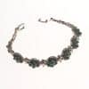Women's Silver-plated Beautiful Flowers-shaped Diamond Bracelet