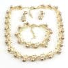 Three-piece women's jewelry set