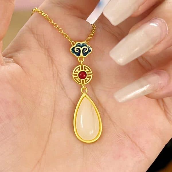 Women's Fashion Personalized Water Drop Vintage Necklace